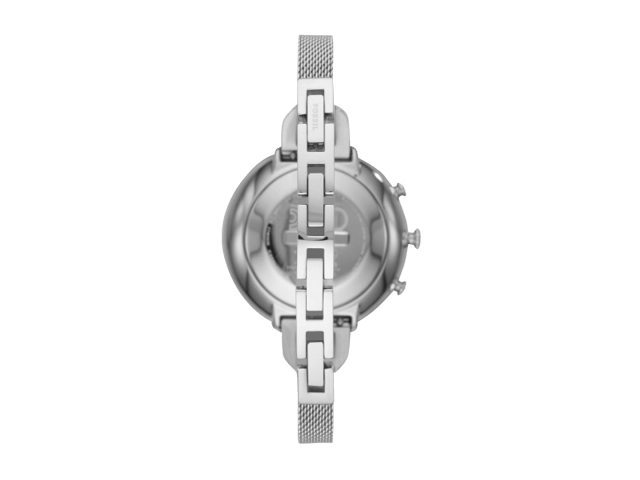 Oryginalna bransoleta Fossil Annette FTW5026 srebrna mesh 14mm